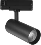 30W LED trifazis bėginis &scaron;viestuvas JET, juodas, CCT