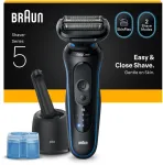 &bdquo;Braun&ldquo; 5 serijos elektrinis skustuvas &bdquo;SmartCare Center&ldquo; 52-B7000CC mėlynas