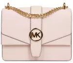Pudrowor&oacute;żowa sk&oacute;rzana listonoszka Michael Kors 35S5GGRC1L