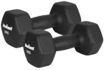 Ketiniai neopreniniai hanteliai HEX 2x8 kg, REBEL ACTIVE