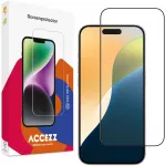 Accezz Full Cover grūdinto stiklo ekrano apsauga, skirta iPhone 18 Pro / 17 / 17 Pro / 16 Pro