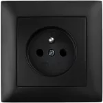 Toolight Viengubas Lizdas Su Įžeminimu Ir Rėmeliu Oste Jnh001-g Juodas