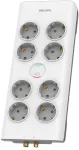 PHILIPS apsauga nuo vir&scaron;įtampio 8 lizdų