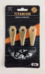 VEJOS ROBOTO PEILIUKAI TINKANTYS BOSCH INDEGO &ndash; 49 MM TITANAS &ndash; RINKINYS 9 VNT.