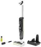 Dulkių siurblys Vacuum Cleaner KARCHER FCV 4 Dry&wet 3-in-1 stick vacuum Baltas/Juodas Bagless Baterija 1.056-131.0