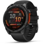 I&scaron;manusis laikrodis Garmin Wearable Fenix 8 - 47 mm 02904 / 010-02904-00 Juodas