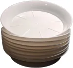Don-plast, 10 vnt. rinkinys. stovas vazonams, skersmuo 20 cm, spalva Balta