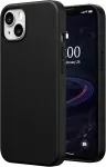 Surphy dėklas, suderinamas su iphone 13, odinis dėklas, iphone 13 dėklas i&scaron; dirbtinės odos 6,1 colio, dirbtinės odos dėklas, skirtas iphone 13 mobiliojo telefono dėklui, apsauginis dėklas (su mikropluo&scaron;to pamu&scaron;alu), juodas