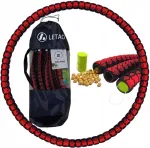 Naujas 8 dalių hula lankas /fitneso įranga/ su i&scaron;kilimais / 95cm /letao !7322