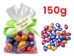 &Scaron;okoladiniai kiau&scaron;iniai 150g Velykų krep&scaron;elis dovana