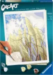 Ravensburger Creart 23611 Žolė vėjyje pie&scaron;imas pagal skaičius suaugusiems, &bdquo;pasidaryk pats&ldquo; pie&scaron;imo rinkinys su teptuku ir akriliniais dažais, dovana moterims ir vyrams, paveikslas suaugusiems