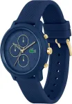Lacoste Chronograph kvarcinis laikrodis vyrams su tamsiai mėlyna silikonine apyranke - 2011248