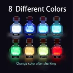 Ovleng Mcraft 7 colių led stalinė lempa &bdquo;potion&ldquo; &ndash; spalvingos, keičiamos &scaron;viesos, 8 spalvų, įkraunama usb c dovana, vaikams ir suaugusiems