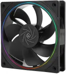 Thermalright Tl-s12r cpu au&scaron;intuvas, 120 mm atvirk&scaron;tinis ventiliatorius, korpuso au&scaron;inimo ventiliatorius su argb ap&scaron;vietimu, cpu au&scaron;intuvas su 1500 aps./min greičiu, juodas pc pwm tylus kompiuterio ventiliatorius