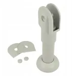Hakner kojelė sanitarinei Wc kabinai, skirtai 16-18 mm plok&scaron;tei, pilka Pvc