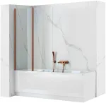 Vonios sienelė Rea Agat-2, 80 cm, Brushed Copper