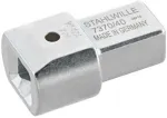 STAHLWILLE 7370/40 &scaron;e&scaron;iakampis, kvadratinis adapteris, bendras ilgis 60 mm, sukimo momento rakto antgalis, chromuotas, 1 vnt., 117 g