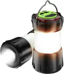 Eraylife Led kempingo lempa, 2000 Mah kempingo žibintas, Usb C įkraunamas prožektorius su 9 &scaron;viesos režimais, Ip67 atsparus vandeniui, kabliukas, magnetinė kempingo lemputė žygiams, avarijoms, elektros dingimams
