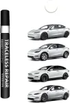 Topabyte dažų korektorius Tesla Model Y/x/s/3 Highland automobilių kėbulo dažų remonto rinkinys, skirtas įbrėžimams &scaron;alinti (pearl Baltas Multi-coat) - Ppsw