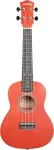 Koncertinis ukulele liepa, raudonas, su krep&scaron;iu ir 3 plektrais