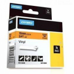 DYMO Rhino Vinilinė Juostelė 19mm x 5.5m / juodas ant oranžinės (18436)