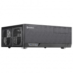PC korpusas Silverstone SST-GD09B Grandia HTPC ATX, Juodas