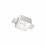 Ideal Lux Recessed lamp 1 light SAMBA SQUARE, GU10, baltas