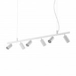 Pakabinamas &scaron;viestuvas Ideal Lux Suspended lamp with 6 lights DYNAMITE, GU10, baltas