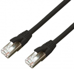 MicroConnect CAT6A S / FTP 7.5m Juodas LSZH