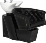 Activeshop Kirpyklos plautuvė GABBIANO PROFESSIONAL HAIRWASHER LONDON GOLDEN ARCH Juodas