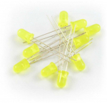 Oem LED geltonas 5mm - 1000 vnt