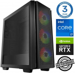 Stacionarus kompiuteris INTOP i7-12700F 16GB 500SSD M.2 NVME RTX3050 8GB no-OS (RW30473NS)