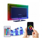 Solight LED WIFI i&scaron;mani RGB juostelė televizoriui, 4x50cm, USB