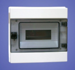 Elektro Plast 36.9 Hermetinis modulinis skirstytuvas (500V AC, 1000V DC) 1x8 su su užraktu, pavir&scaron;inis IP65 RH-8/Z 36.9