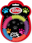 PET NOVA DENTAL spalvotas spygliuotas mink&scaron;tas žiedas 12.5cm 2vnt