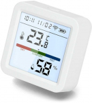 I&scaron;manusis ZigBee temperatūros ir drėgmės jutiklis &ndash; su LCD ekranu &ndash; Tuya Smart Life &ndash; Remotronix ZTHS5