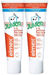 Elmex Junior Duopack Dantų pasta 2x 75 ml 75ml dantų emalį stiprinanti priemonė