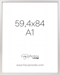 Focus Soul Baltas rėmelis 59,4x84 (A1)