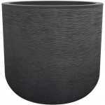 Eda Plastique EDA plastikas - Apvalus puodas 40 cm Graphit'up - 32,5 l - Antracito pilka
