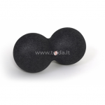 SISSEL&reg; Myofascia dvigubas kamuoliukas, 8x16 cm, juodos spalvos