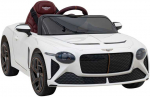 Ramiz Autko Bentley Bacalar na akumulator vaikams Baltas + Pilot + EVA + Wolny Start + Audio LED