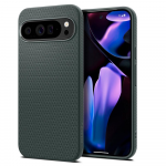 Google Pixel 9 Pro XL Spigen Liquid Air Abyss dėklas telefonui žalios spalvos