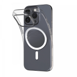 Silikoninis Puro 03 Mag MagSafe Apple iPhone 16 Pro - dėklas telefonui skaidrus