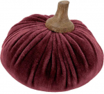 Home Styling Collection Dirbtinis moliūgas, audinio apdaila, 10 x 11 cm