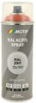 Motip Ral 2001 blizgi raudona oranžinė