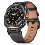 Tech-Protect Delta Pro Leather apyrankė Samsung Galaxy Watch Ultra (47mm) - juodos spalvos