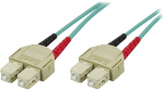 OM3 optinis kabelis DELTACO, SC - SC, duplex, multimode, 50/125, 15m / SCSC-615