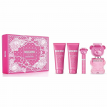Kvepalų rinkinys moterims Moschino Toy 2 Bubble Gum (EDT, 100 ml + du&scaron;o želė, 100 ml + kūno losjonas, 100 ml + EDT, 10 ml)