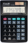 Toor Electronic TR-2296 skaičiuotuvas, 12 padėčių, atsparus vandeniui (KA6767)