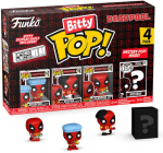 Funko Blister 4 figures Bitty POP Marvel Deadpool Bathtime